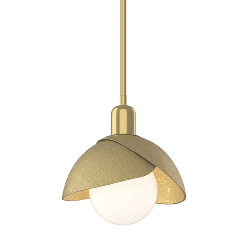 Brooklyn One Light Pendant Modern Brass