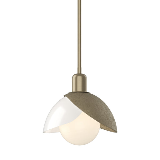 Brooklyn One Light Pendant Soft Gold