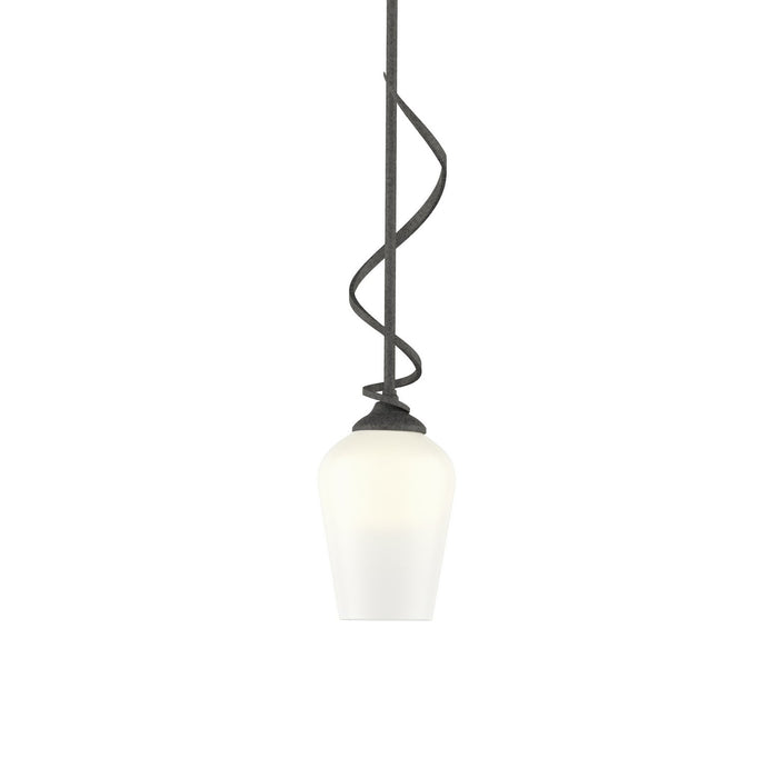 Hubbardton Forge - 183030-SKT-MULT-20-GG0303 - One Light Mini Pendant - Flora - Natural Iron