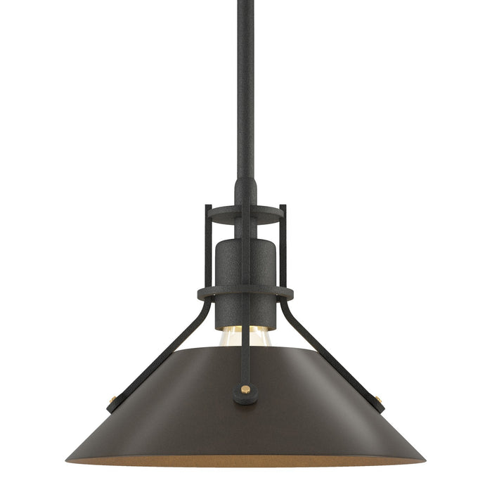 Hubbardton Forge - 184250-SKT-MULT-20-05 - One Light Mini Pendant - Henry - Natural Iron