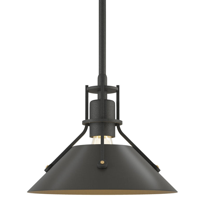 Hubbardton Forge - 184250-SKT-MULT-20-07 - One Light Mini Pendant - Henry - Natural Iron