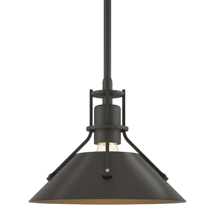 Hubbardton Forge - 184250-SKT-MULT-20-14 - One Light Mini Pendant - Henry - Natural Iron