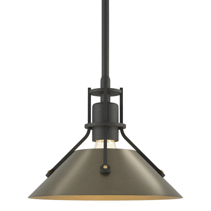 Hubbardton Forge - 184250-SKT-MULT-20-84 - One Light Mini Pendant - Henry - Natural Iron
