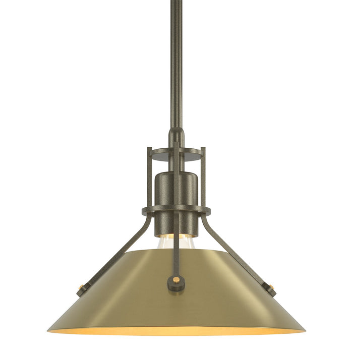 Hubbardton Forge - 184250-SKT-MULT-84-86 - One Light Mini Pendant - Henry - Soft Gold