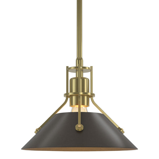 Henry One Light Mini Pendant Modern Brass