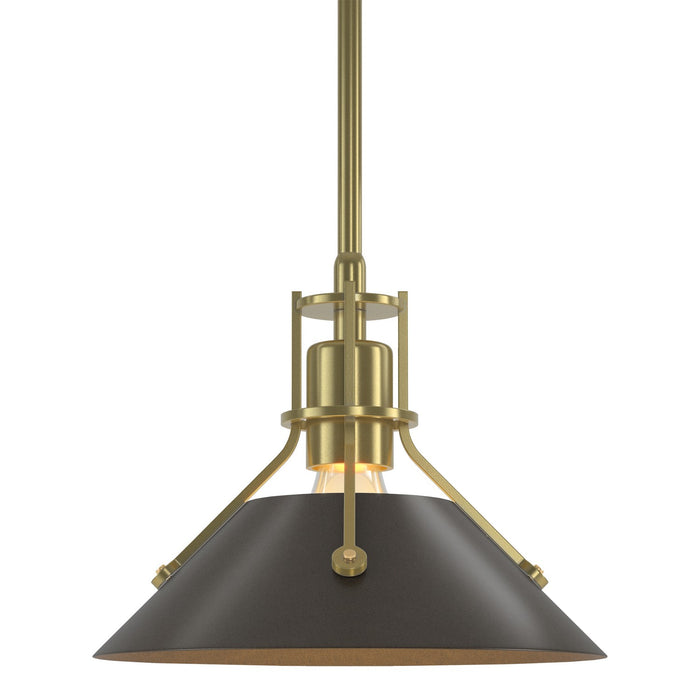 Hubbardton Forge - 184250-SKT-MULT-86-05 - One Light Mini Pendant - Henry - Modern Brass
