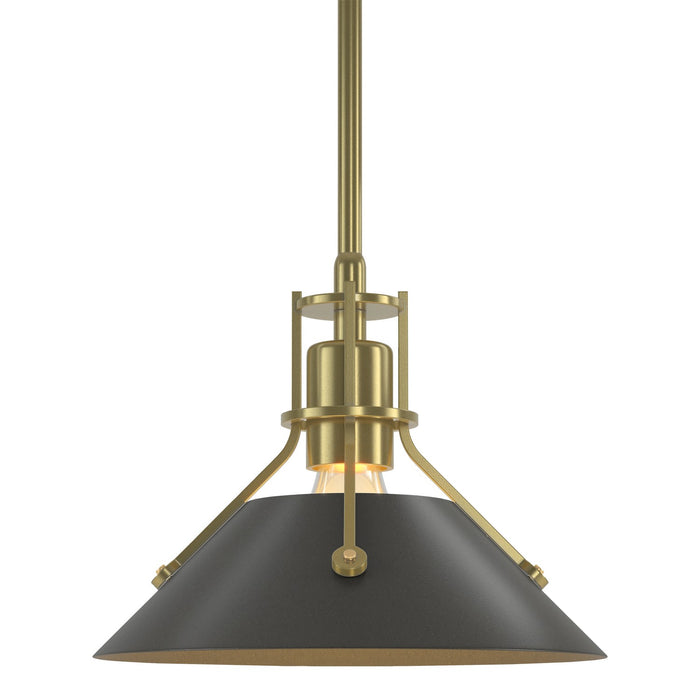 Hubbardton Forge - 184250-SKT-MULT-86-07 - One Light Mini Pendant - Henry - Modern Brass
