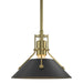 Hubbardton Forge - 184250-SKT-MULT-86-10 - One Light Mini Pendant - Henry - Modern Brass