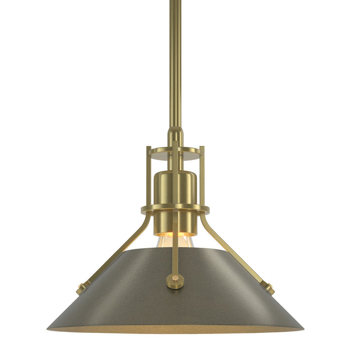 Hubbardton Forge - 184250-SKT-MULT-86-84 - One Light Mini Pendant - Henry - Modern Brass
