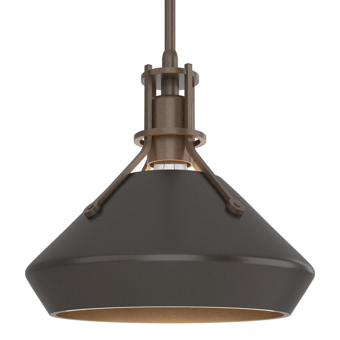 Hubbardton Forge - 184251-SKT-MULT-05-14 - One Light Mini Pendant - Henry - Bronze