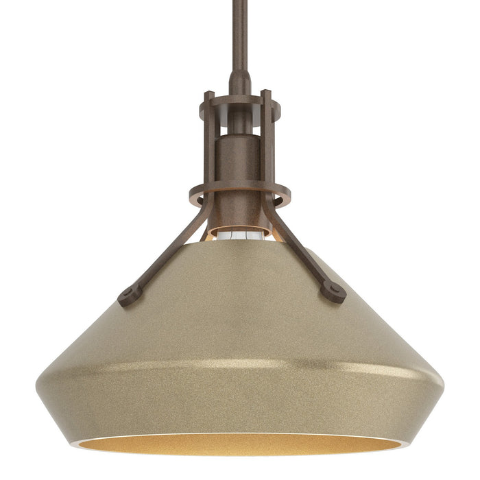Hubbardton Forge - 184251-SKT-MULT-05-84 - One Light Mini Pendant - Henry - Bronze