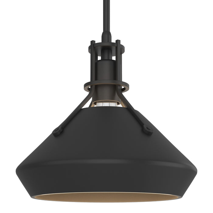 Hubbardton Forge - 184251-SKT-MULT-10-10 - One Light Mini Pendant - Henry - Black