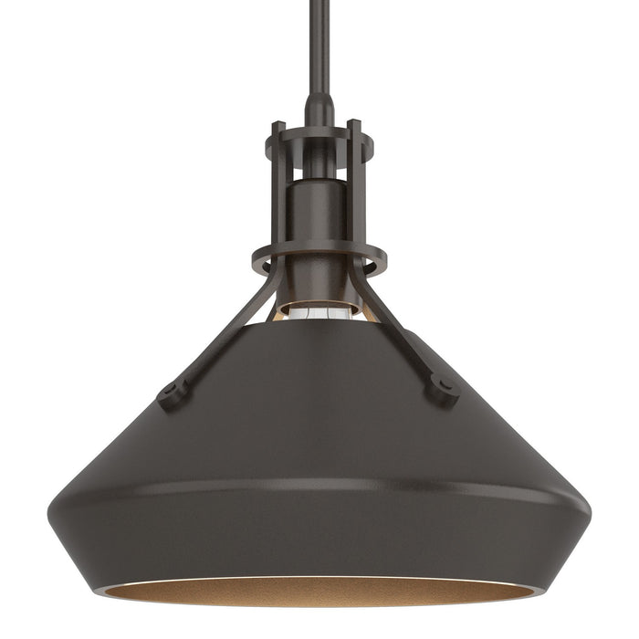 Hubbardton Forge - 184251-SKT-MULT-14-14 - One Light Mini Pendant - Henry - Oil Rubbed Bronze