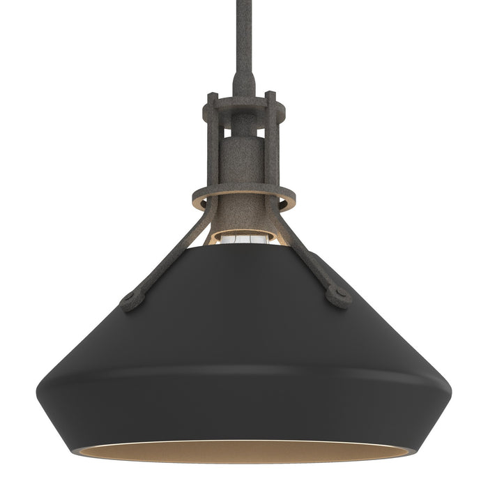Hubbardton Forge - 184251-SKT-MULT-20-10 - One Light Mini Pendant - Henry - Natural Iron