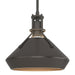 Hubbardton Forge - 184251-SKT-MULT-20-14 - One Light Mini Pendant - Henry - Natural Iron