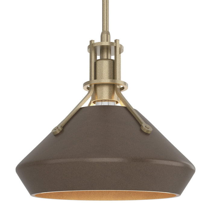 Hubbardton Forge - 184251-SKT-MULT-84-05 - One Light Mini Pendant - Henry - Soft Gold