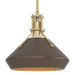 Hubbardton Forge - 184251-SKT-MULT-86-05 - One Light Mini Pendant - Henry - Modern Brass