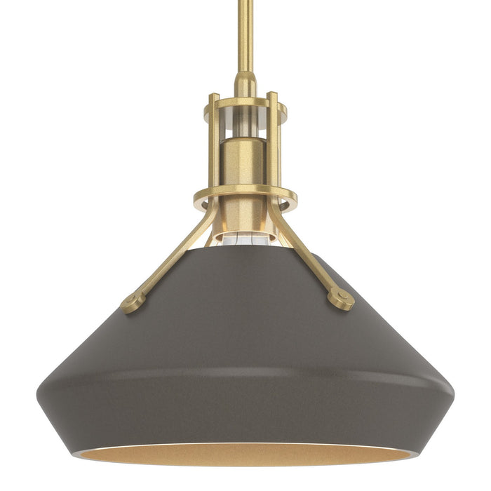 Hubbardton Forge - 184251-SKT-MULT-86-07 - One Light Mini Pendant - Henry - Modern Brass