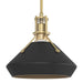 Hubbardton Forge - 184251-SKT-MULT-86-10 - One Light Mini Pendant - Henry - Modern Brass