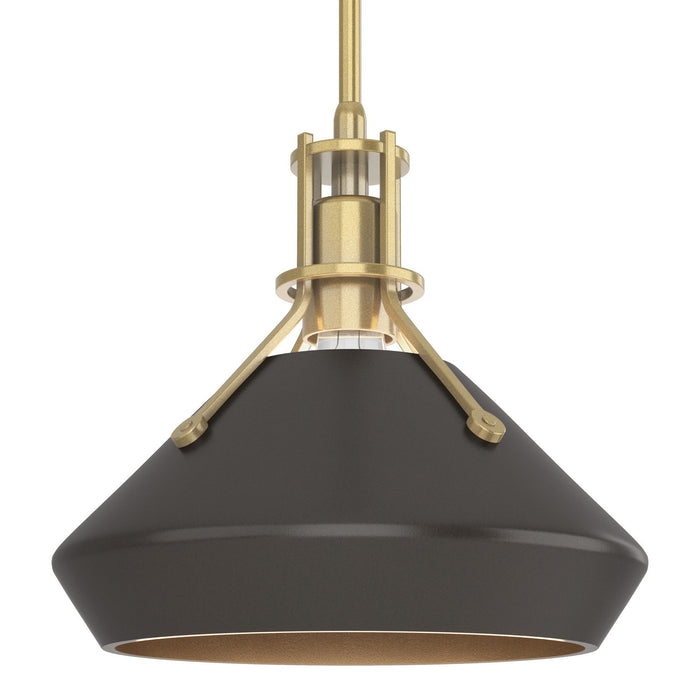 Hubbardton Forge - 184251-SKT-MULT-86-14 - One Light Mini Pendant - Henry - Modern Brass
