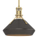 Hubbardton Forge - 184251-SKT-MULT-86-14 - One Light Mini Pendant - Henry - Modern Brass