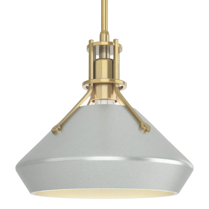 Hubbardton Forge - 184251-SKT-MULT-86-82 - One Light Mini Pendant - Henry - Modern Brass