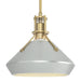 Hubbardton Forge - 184251-SKT-MULT-86-82 - One Light Mini Pendant - Henry - Modern Brass