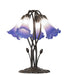 Meyda Tiffany - 262235 - Five Light Table Lamp - Blue/White - Mahogany Bronze