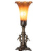 Meyda Tiffany - 262933 - One Light Mini Lamp - Amber - Antique Brass