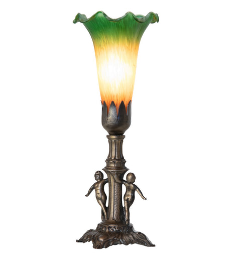 Amber/Green One Light Mini Lamp
