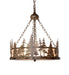 Meyda Tiffany - 265951 - Four Light Pendant - Tall Pines - Bronze