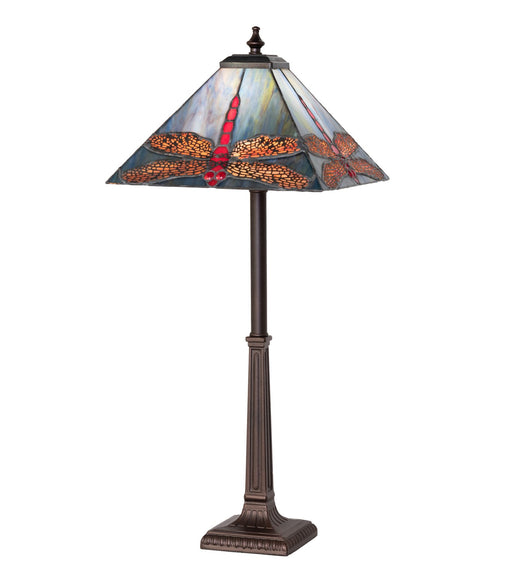 Meyda Tiffany - 267533 - One Light Buffet Lamp - Prairie Dragonfly - Mahogany Bronze