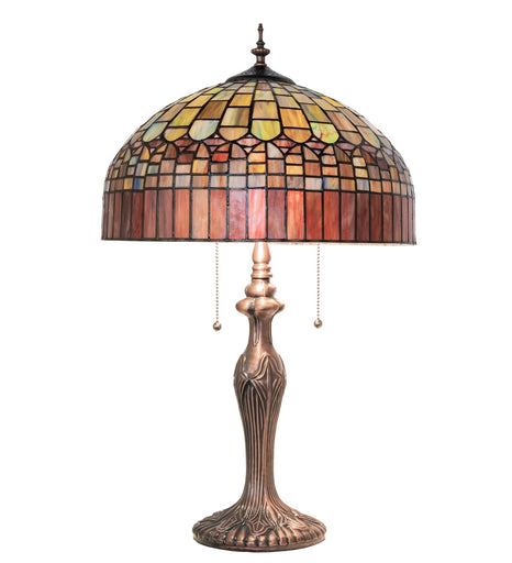 Tiffany Candice Two Light Table Lamp