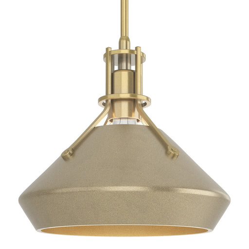 Henry One Light Mini Pendant Modern Brass