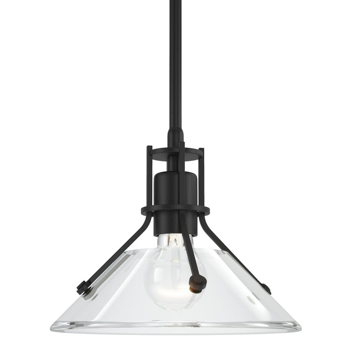 Hubbardton Forge - 184253-SKT-MULT-10-ZM0673 - One Light Mini Pendant - Henry - Black