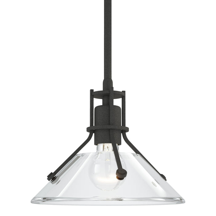 Hubbardton Forge - 184253-SKT-MULT-20-ZM0673 - One Light Mini Pendant - Henry - Natural Iron