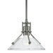 Hubbardton Forge - 184253-SKT-MULT-85-ZM0673 - One Light Mini Pendant - Henry - Sterling