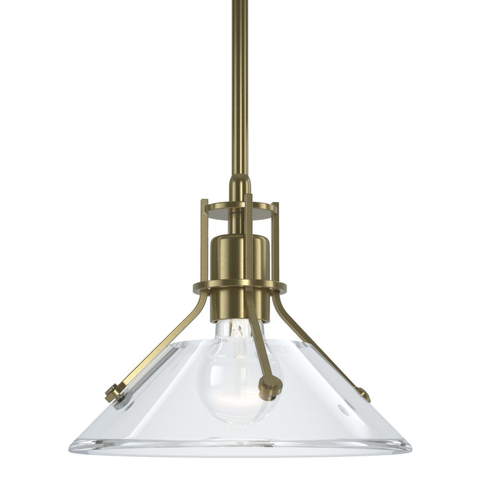 Hubbardton Forge - 184253-SKT-MULT-86-ZM0673 - One Light Mini Pendant - Henry - Modern Brass