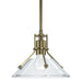 Hubbardton Forge - 184253-SKT-MULT-86-ZM0673 - One Light Mini Pendant - Henry - Modern Brass