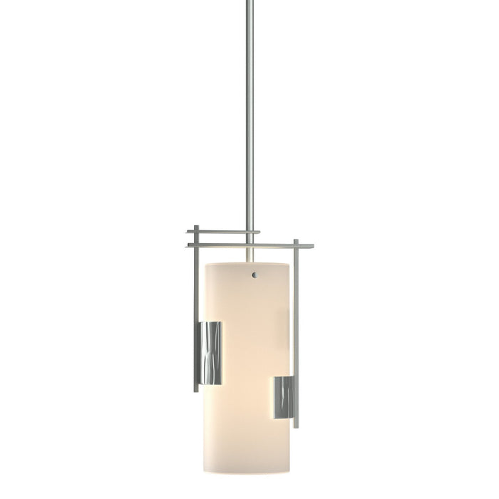 Hubbardton Forge - 185400-SKT-MULT-82-GG0075 - One Light Mini Pendant - Fullered Impressions - Vintage Platinum