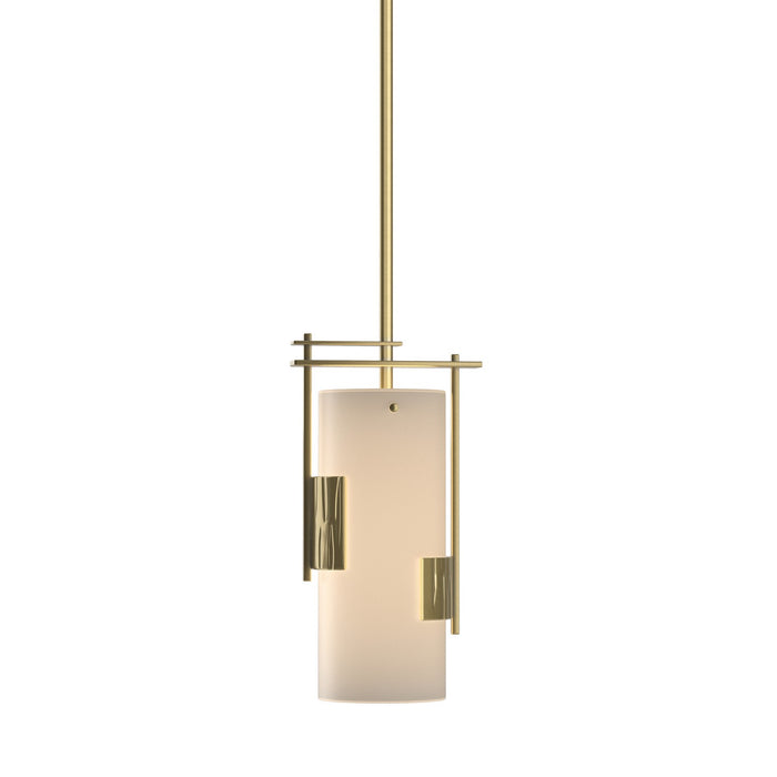 Hubbardton Forge - 185400-SKT-MULT-86-GG0075 - One Light Mini Pendant - Fullered Impressions - Modern Brass