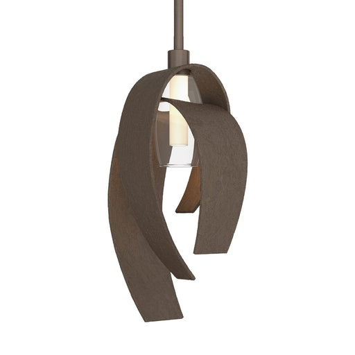 Corona One Light Mini Pendant Bronze
