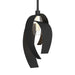 Hubbardton Forge - 186530-SKT-MULT-10-YE0377 - One Light Mini Pendant - Corona - Black