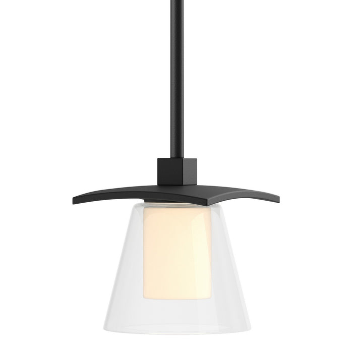 Hubbardton Forge - 186600-SKT-MULT-10-ZU0284 - One Light Mini Pendant - Wren - Black