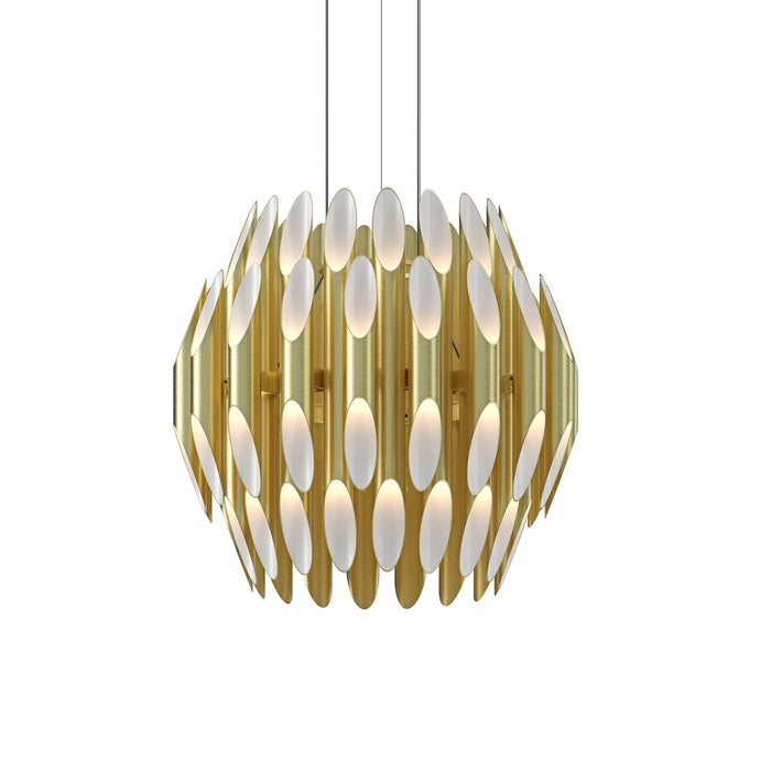 Sonneman - 2047.38 - LED Pendant - Chimes - Satin Brass