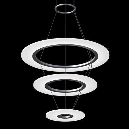 Sonneman - 2075.16 - LED Pendant - Arctic Rings - Bright Satin Aluminum