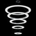 Sonneman - 2078.16 - LED Pendant - Arctic Rings - Bright Satin Aluminum