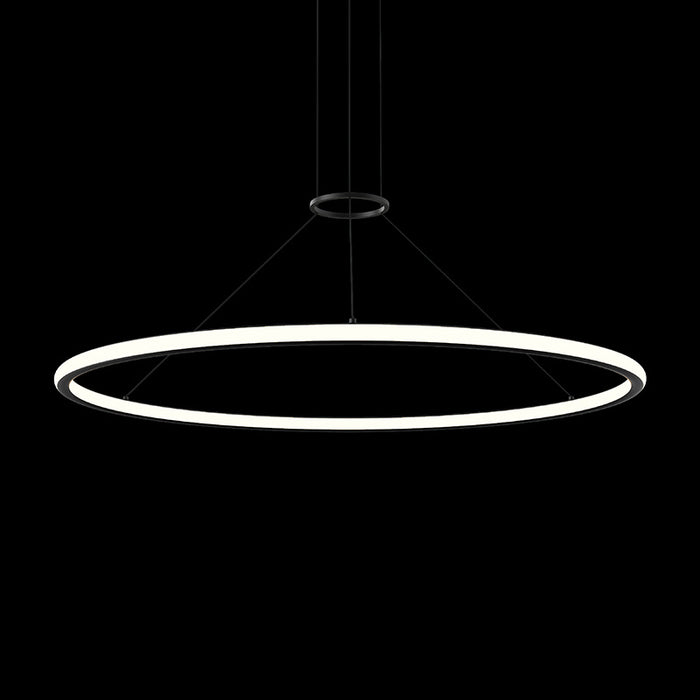 Sonneman - 2234.25 - LED Pendant - Luna - Satin Black