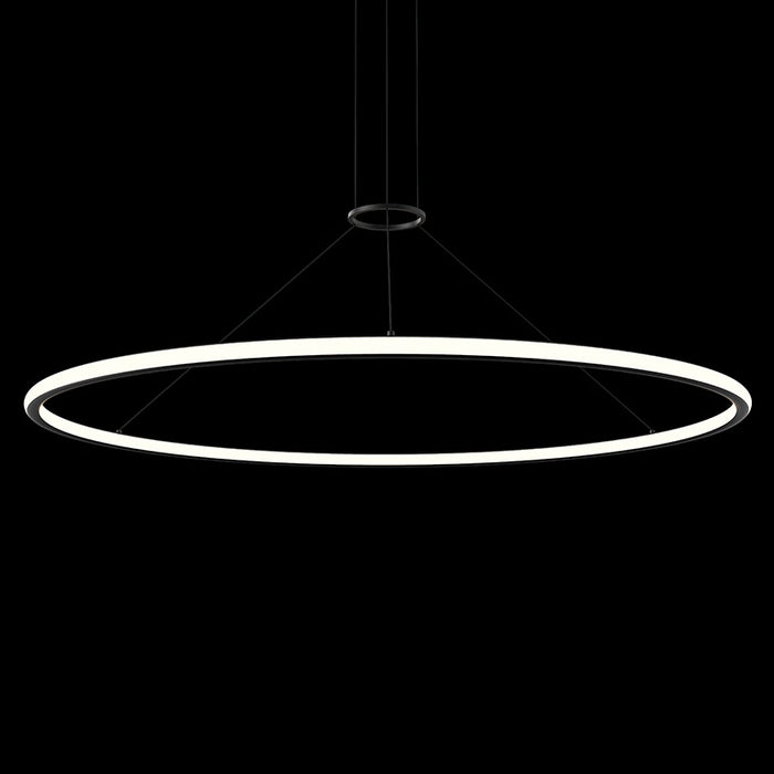 Sonneman - 2235.25 - LED Pendant - Luna - Satin Black