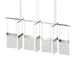 Sonneman - 3096.01 - LED Pendant - V Panels - Polished Chrome